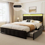Queen Bed Frame with Headboard