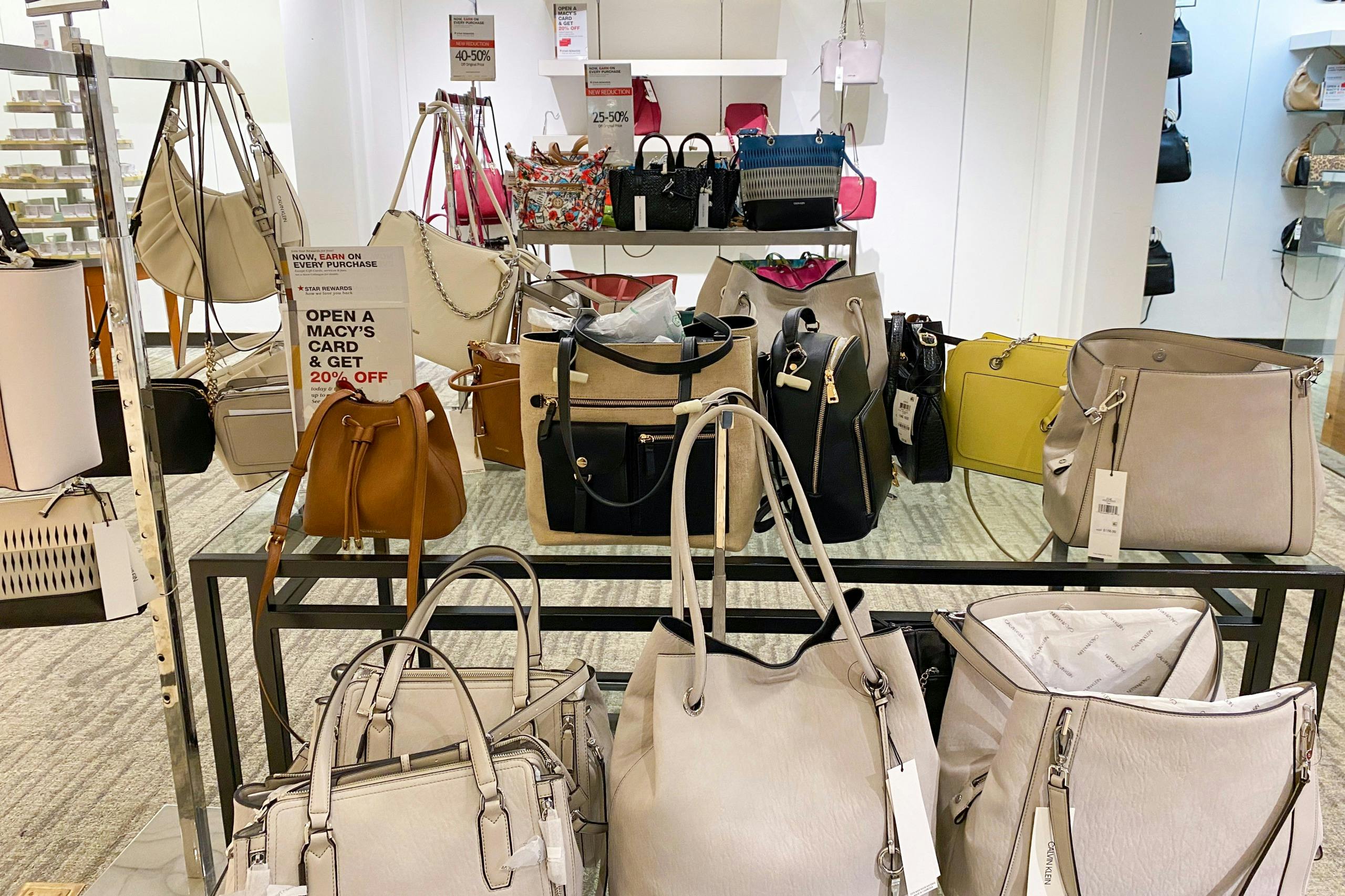 Calvin klein handbags cheap on sale at macy's