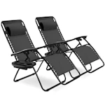 Outdoor Folding Lounge Chair Set