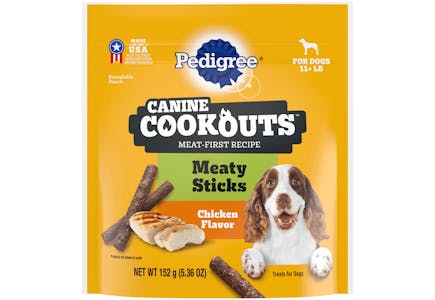 2 Pedigree Dog Treat Packs
