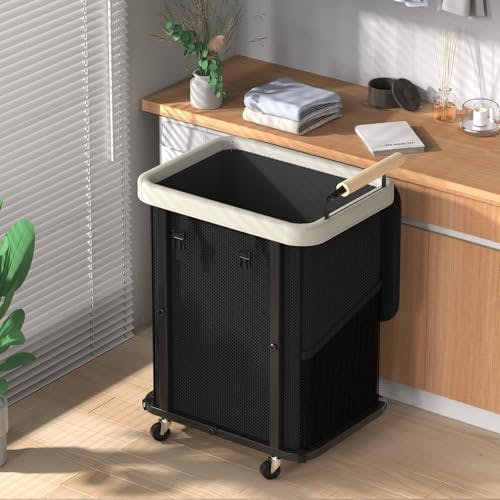 Laundry Hamper With Lid and Wheels