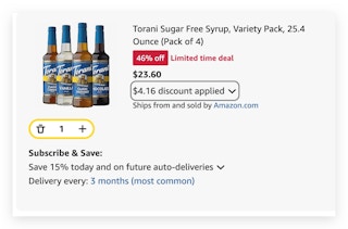 torani sugar free