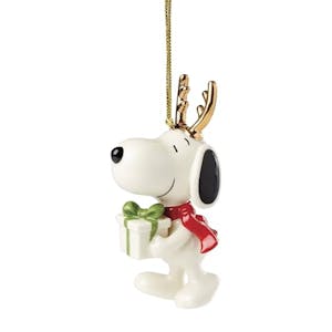 Lenox Snoopy With Gift Ornament