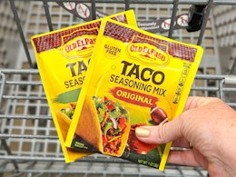 Old El Paso Seasoning Packets, Only $1 at Kroger card image