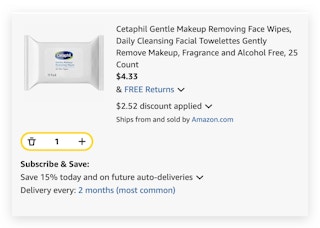 Cetaphil Gentle Makeup Removing Face Wipes