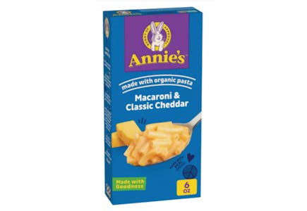 Annie's Macaroni & Cheese Box