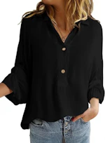Women's Henley Blouse
