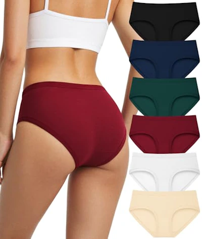 Women's Cotton Underwear 6-Pack