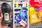 collage image of downy unstoppables, crest toothpaste and mouthwash, and arm & hammer detergent