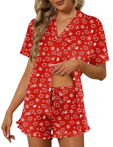 Ekouaer Women's Pajama Set