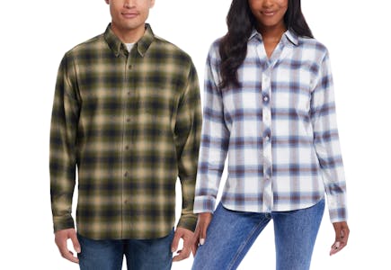 Weatherproof Adult Flannel Shirt