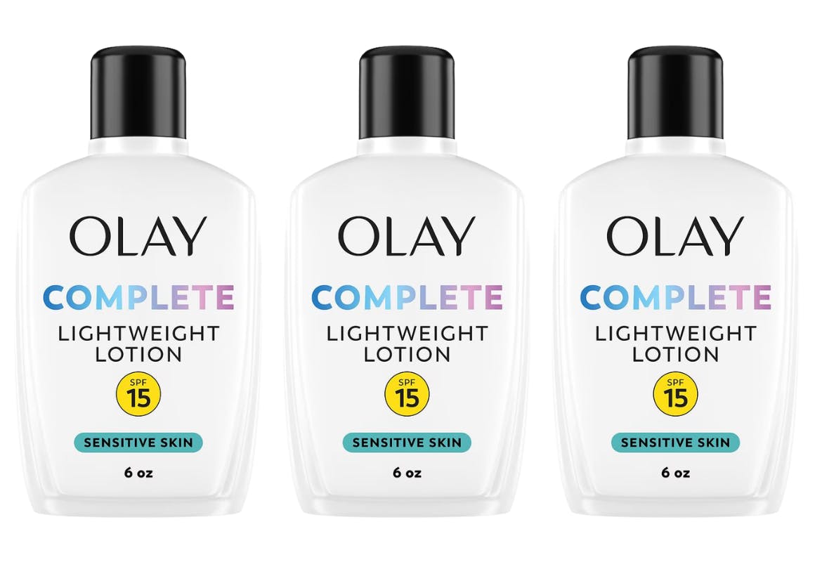 3 Olay Complete Face Lotions