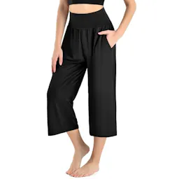 Women's Wide-Leg Capri Pants