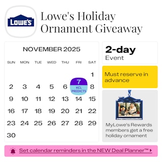 Lowe-s Holiday Ornament Giveaway — November 2025
