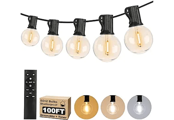 Outdoor Globe String Lights