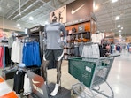 dicks sporting goods cart in nike section