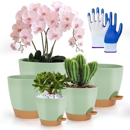 Self Watering Plant Pot 5-Pack