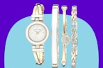 amazon $195 Anne Klein Bangle Watch and Bracelet Set