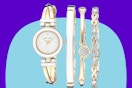 amazon $195 Anne Klein Bangle Watch and Bracelet Set