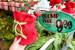 The Grinch's Grump Tree Is Back at Trader Joe's for Only $9.99 card image