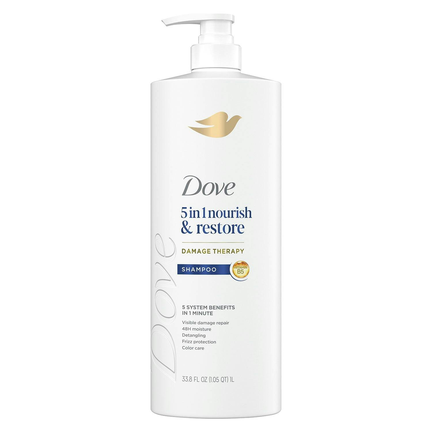 Dove Nourish & Restore Shampoo Bottle