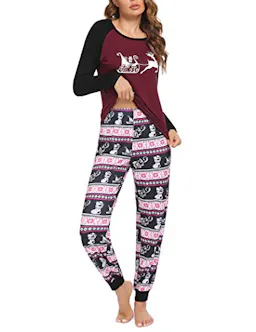 Ekouaer Women's Christmas Pajamas