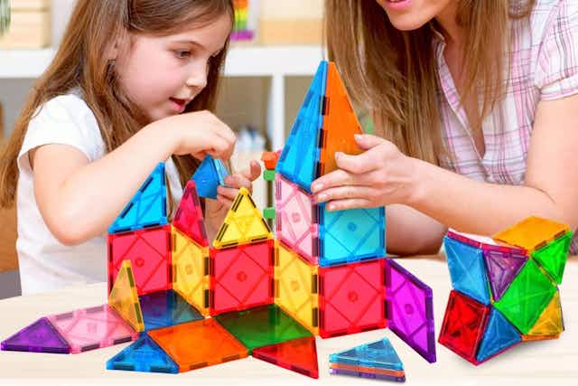 Score a 34-Piece Magnetic Tiles Set for Only $9 on Amazon card image