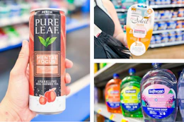 pure leaf, bic, and softsoap side by side walmart cash 9/21/26