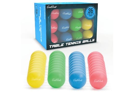 Colored Table Tennis Ball Set