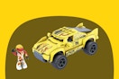 Stock image of Mega Construx Mega Hot Wheel toy