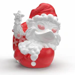 Grinch Rubber Duck Figure