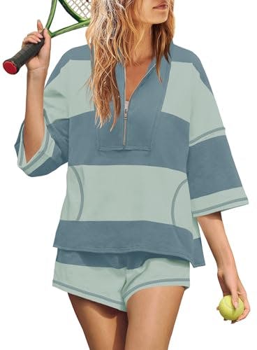 Women's Striped Lounge Set