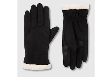 Isotoner Women's Microsuede Gloves