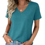 Women's Short Sleeve V-Neck Tee
