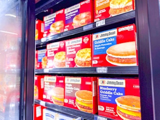 jimmy dean frozen biscuits in freezer section at walmart