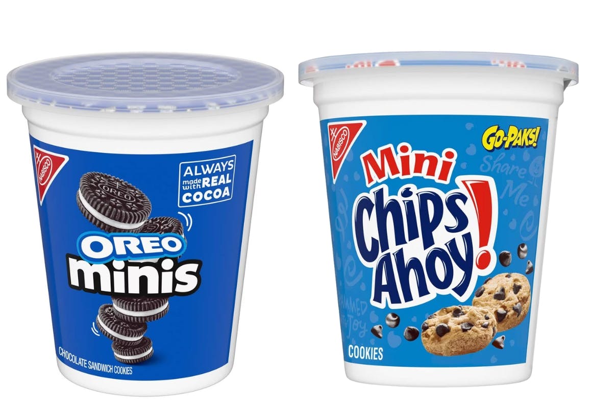 6 Oreo or Chips Ahoy Minis Go-Paks