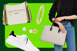 Kate Spade Cyber Monday Sale: $19 Earrings, $74 Sneakers, $129 Bag card image