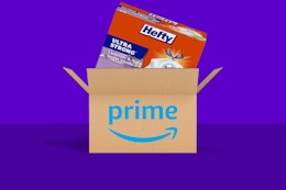 Hefty 80-Count Trash Bags, as Low as $10 on Amazon card image