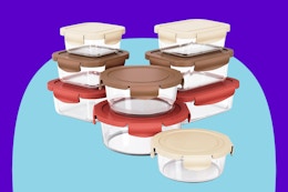 Get a Set of 9 Glass Food Storage Containers With Lids for $18 on Amazon card image