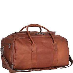 Leather Travel Duffel Bag