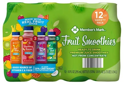 Member's Mark Fruit Smoothies