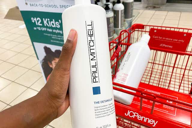 Name-Brand Jumbo Shampoos and Conditioners, Starting at $18.36 at JCPenney card image