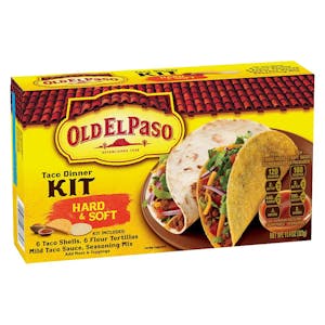 4 Old El Paso Taco Dinner Kits