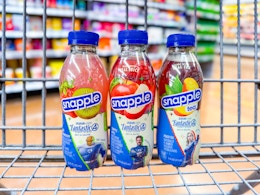 The Fantastic Four: First Steps Snapple Drinks, Now on Rollback at Walmart card image