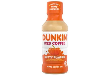 2 Dunkin' Pumpkin Iced Coffees