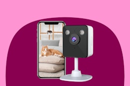Indoor Security Camera, $7.19 on Amazon card image