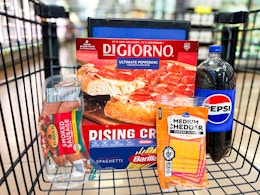 kroger 5x deals groceries in shopping cart