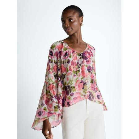 Scoop Women's Flowy Asymmetrical Top