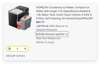 countertop ice maker