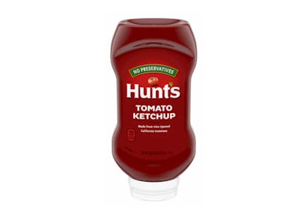 5 Hunt's Ketchup Bottles